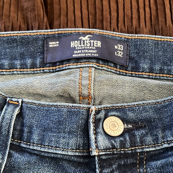 Hollister - Jeans - Slim Straight 33W 32L - Picture 2 of 5